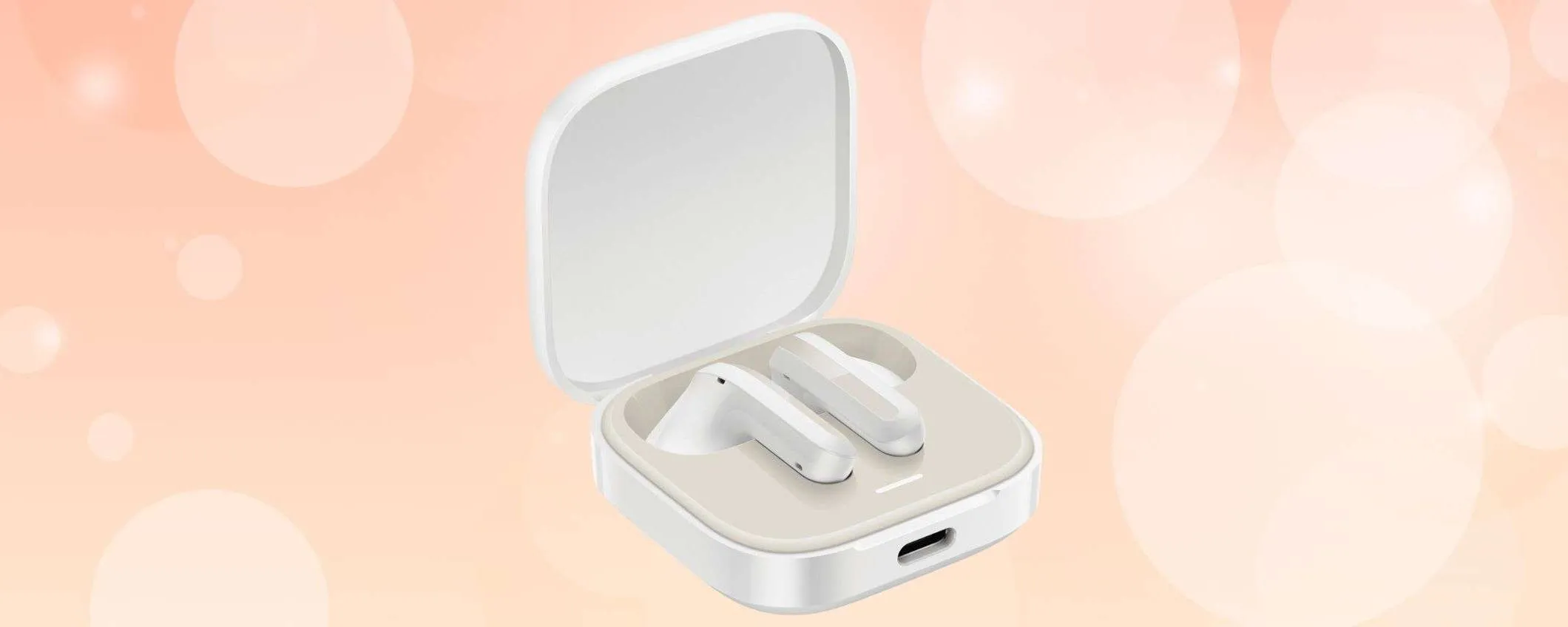Occasione Amazon: auricolari Xiaomi Redmi Buds 6 Active a 17 euro