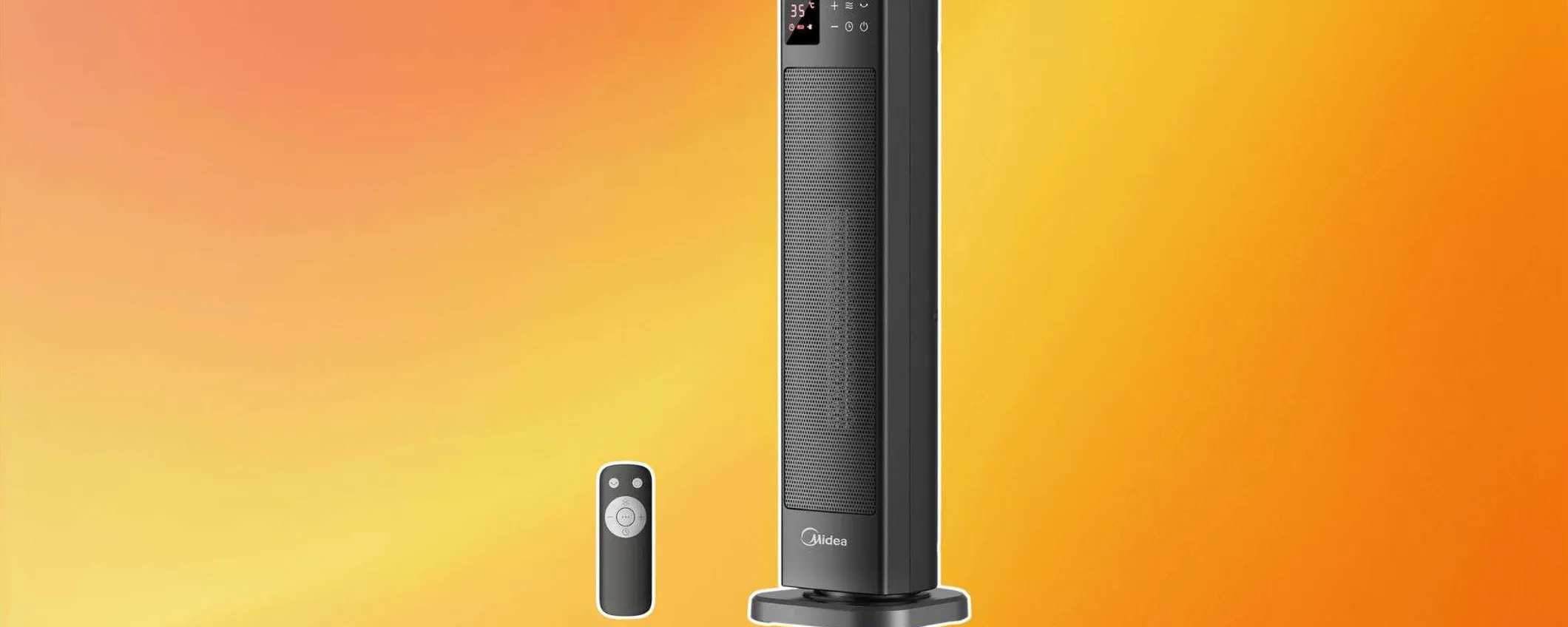 Stufa elettrica in ceramica Midea: CALORE IMMEDIATO sotto i 50€, l'offerta da non perdere