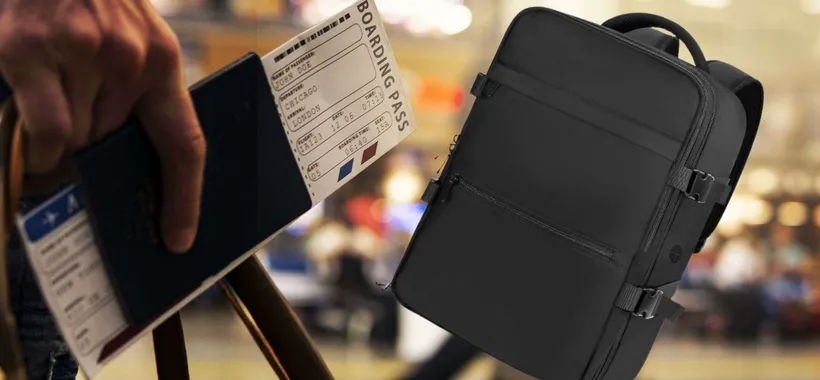Lo zaino bagaglio SVOLTA VACANZA in aereo crolla di prezzo su Amazon (20€)