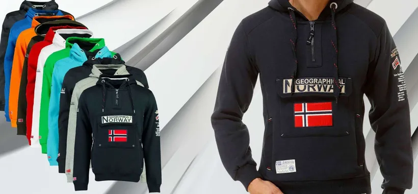 Felpa Geographical Norway a 28€: prezzo SHOCK, è CALDISSIMA