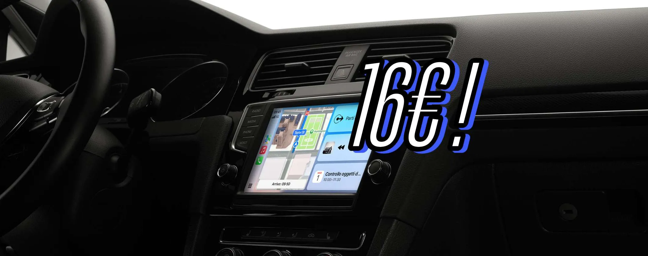 Ottieni Apple CarPlay nella tua auto con questo mini dispositivo da 16€