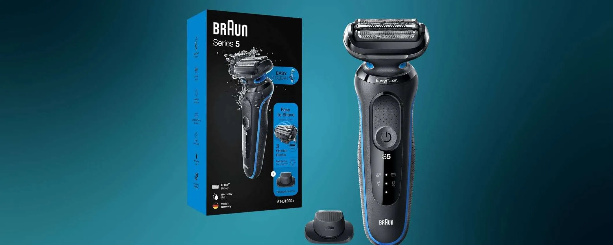Regolabarba Braun Series 5 a soli 59,99€: qualità premium in super offerta