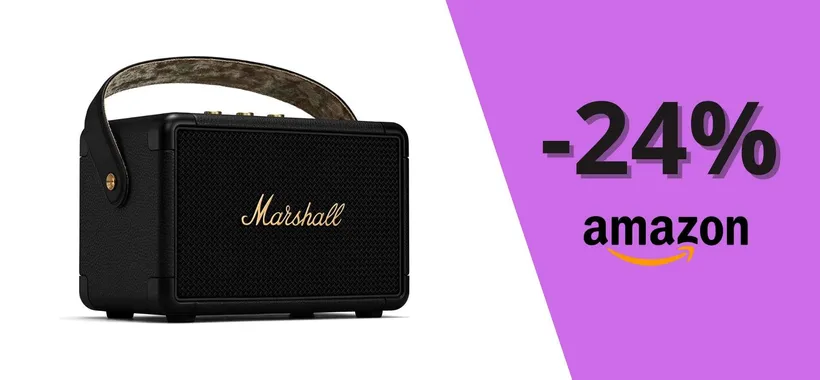 Marshall Kilburn II altoparlante Bluetooth a soli 228€ con SCONTO del 24%!