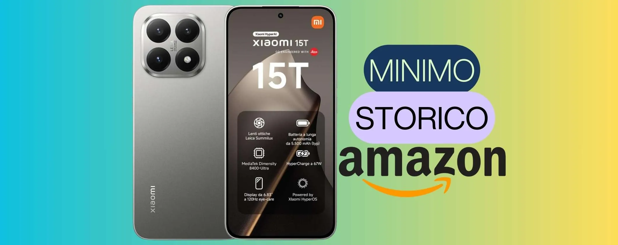 Xiaomi 15T al minimo storico su Amazon: il medio gamma da prendere al volo