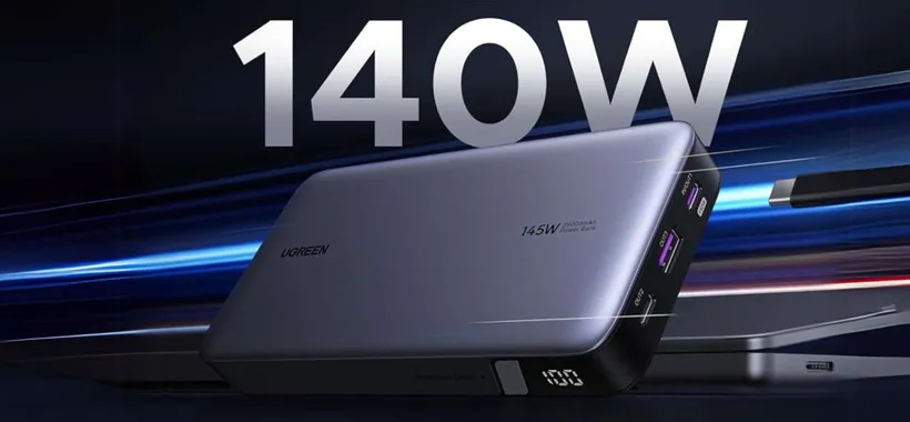 Niente sarà più scarico con questo Power Bank da 145W e 25000mAh (-46%)
