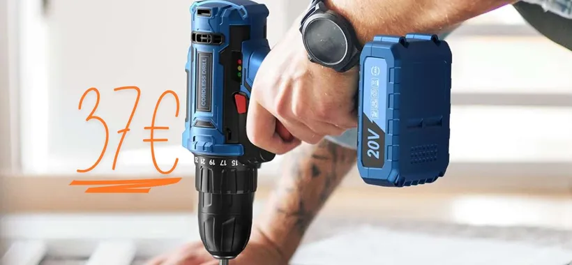Trapano avvitatore a batteria con 72 accessori e valigetta tuo a soli 37€