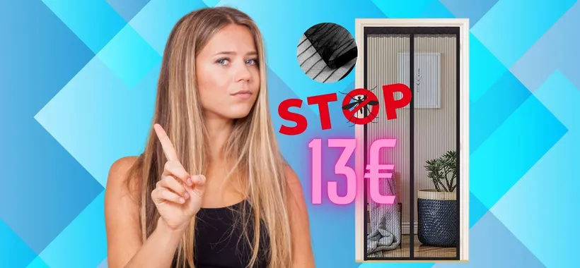 Aria dentro e zanzare fuori con questa zanzariera magnetica a soli 13€ su Amazon