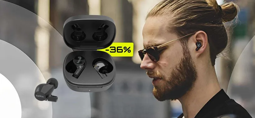 Auricolari Belkin: oltre 1 giorno di musica MOZZAFIATO con appena 45€