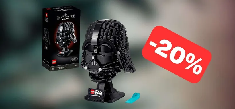 Set LEGO Casco di Darth Vader in OFFERTA su Amazon (-20%)