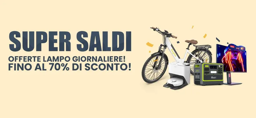 Saldi di marzo SVUOTA MAGAZZINO su GeekMall: mini prezzi, sconti fino al 70%