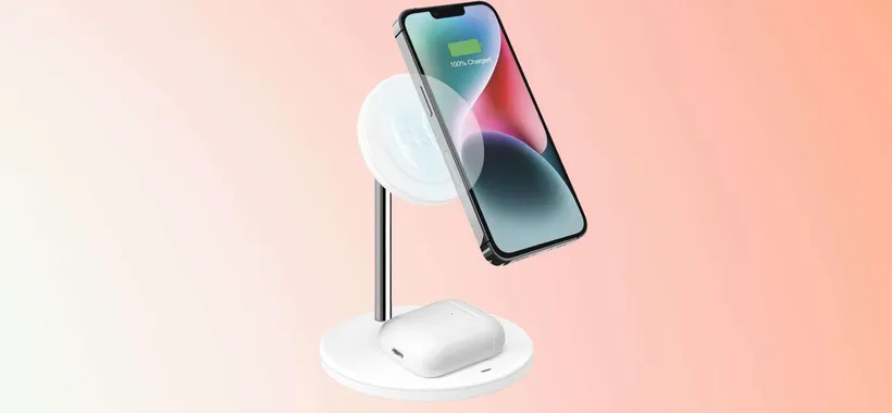 Stazione di ricarica wireless 2-in-1: su Amazon un AFFARE a meno di 10 euro (-51%)