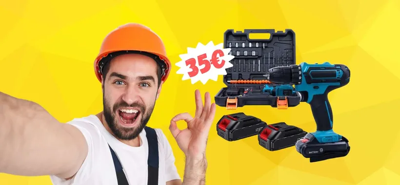 Super OFFERTA eBay per questo trapano avvitatore, ora solo 35€