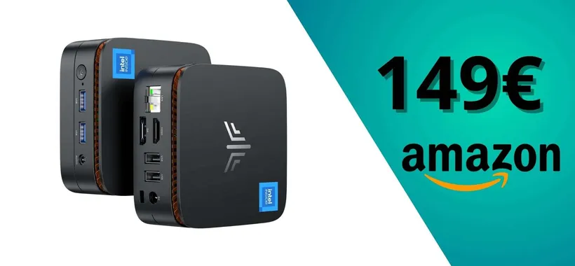NiPoGi E1 Mini PC: potenza compatta per l’ufficio a soli €149 su Amazon