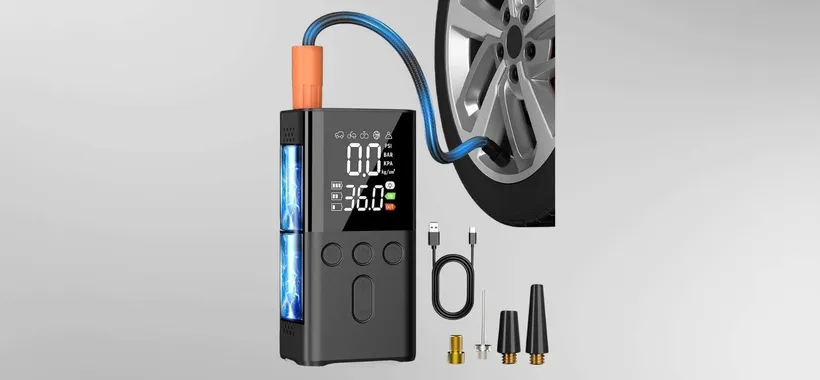 Compressore aria portatile a 31,99 euro: la genialata che ti salva SEMPRE