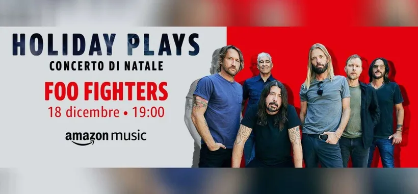 Amazon ti regala il concerto dei Foo Fighters, stasera