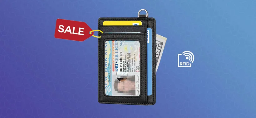 Proteggi le carte di credito grazie a questo portafogli con blocco RFID