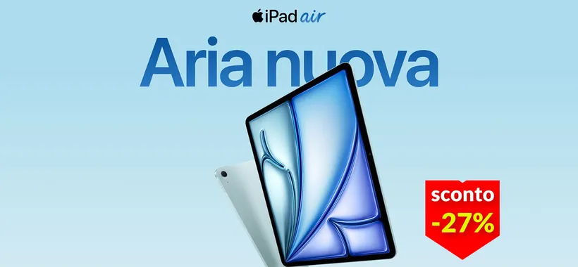 Apple iPad Air 13" (M2): il più completo, con 5G e 1TB, ora in sconto del 27%