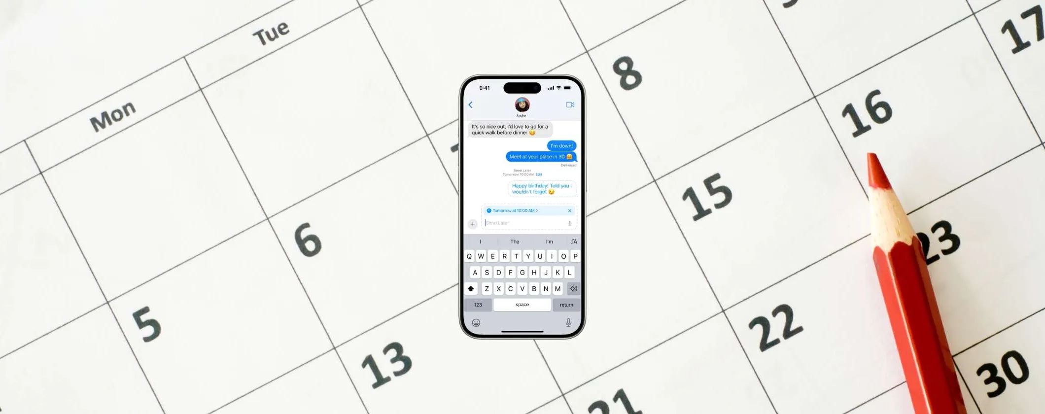 iOS 18: come programmare l'invio dei messaggi