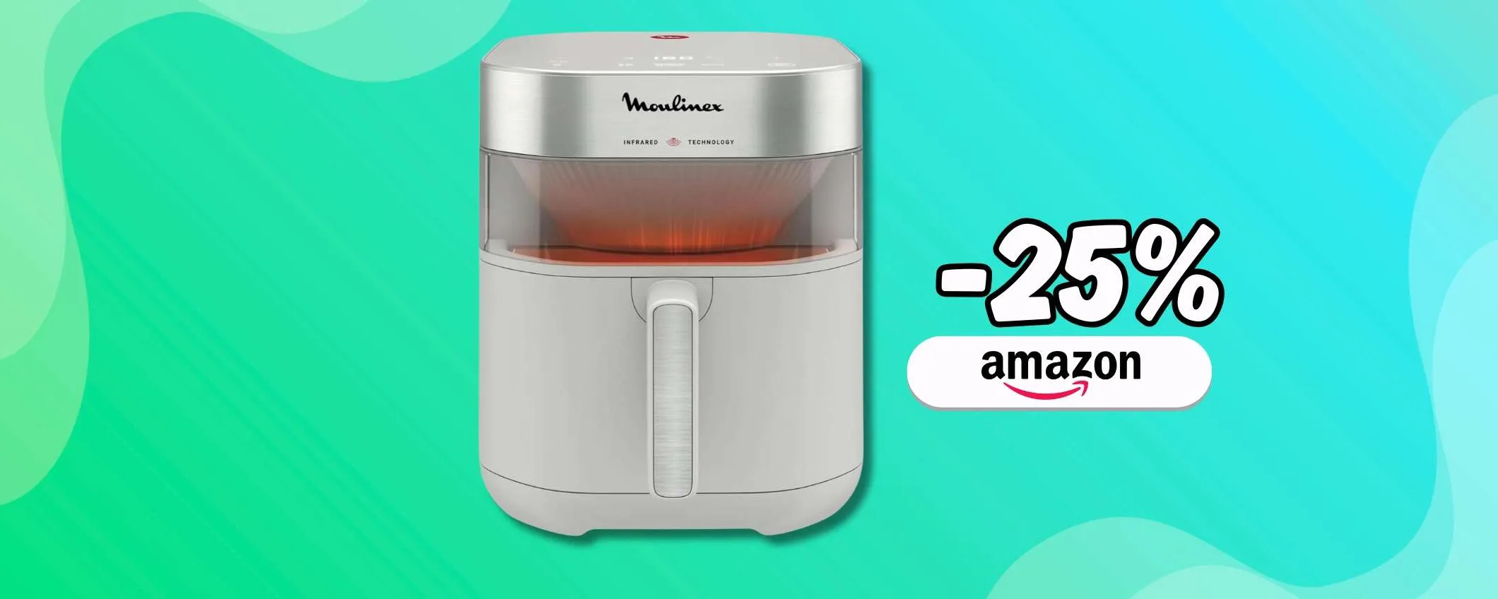 Moulinex Easy Fry Infrared è la nuova frontiera con cottura a infrarossi