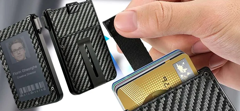 Portafogli ultra slim con BLOCCO RFID a 9,99€: carte di credito al sicuro
