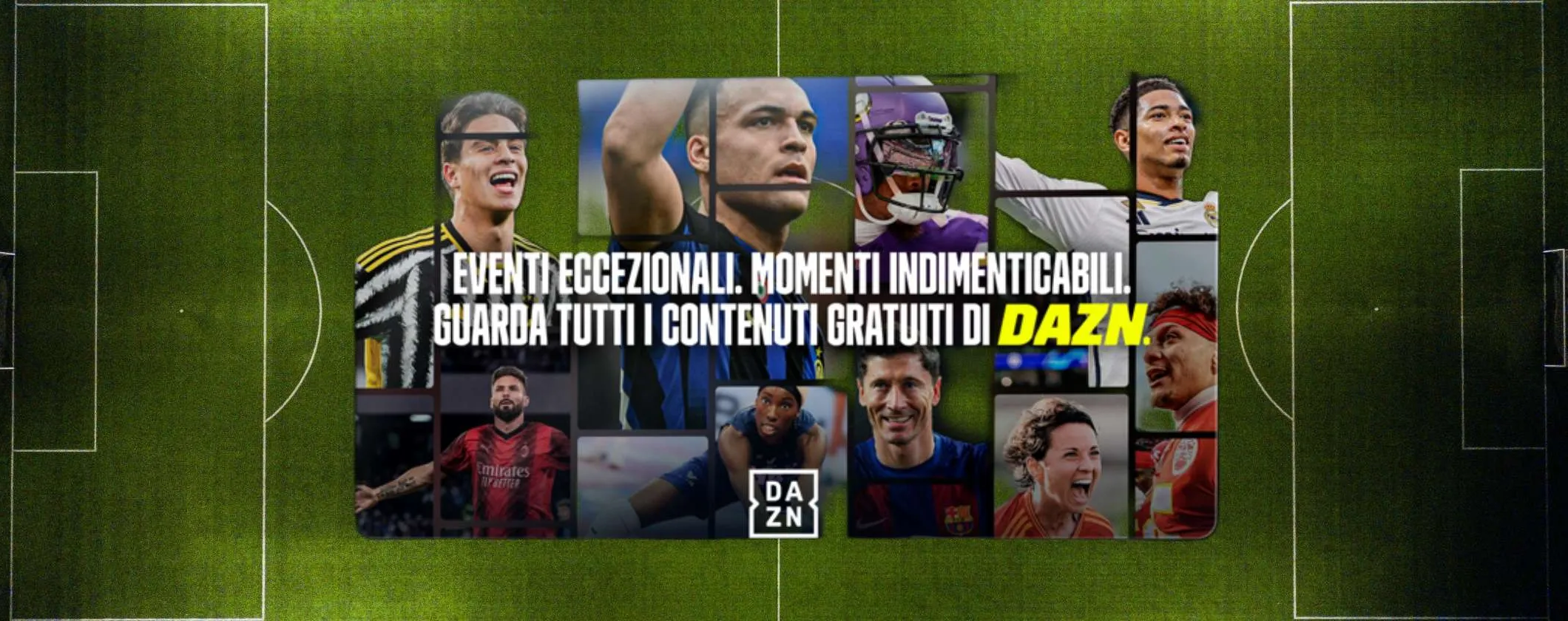 DAZN offre una partita gratis a settimana per tutti