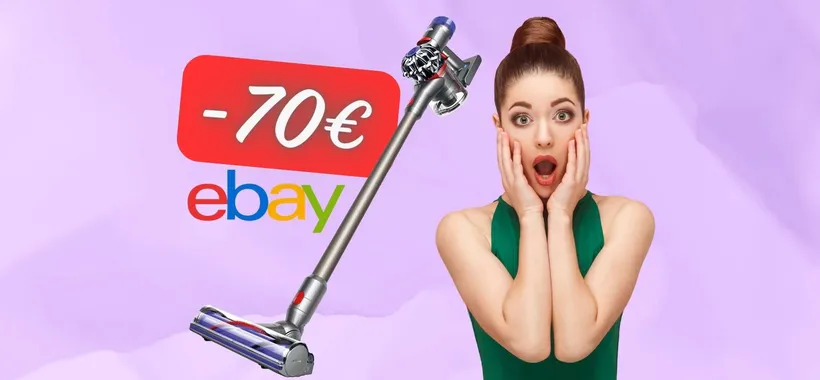 Aspirapolvere Dyson V8 a PREZZO da SOGNO su eBay, ora in SCONTO di 70€
