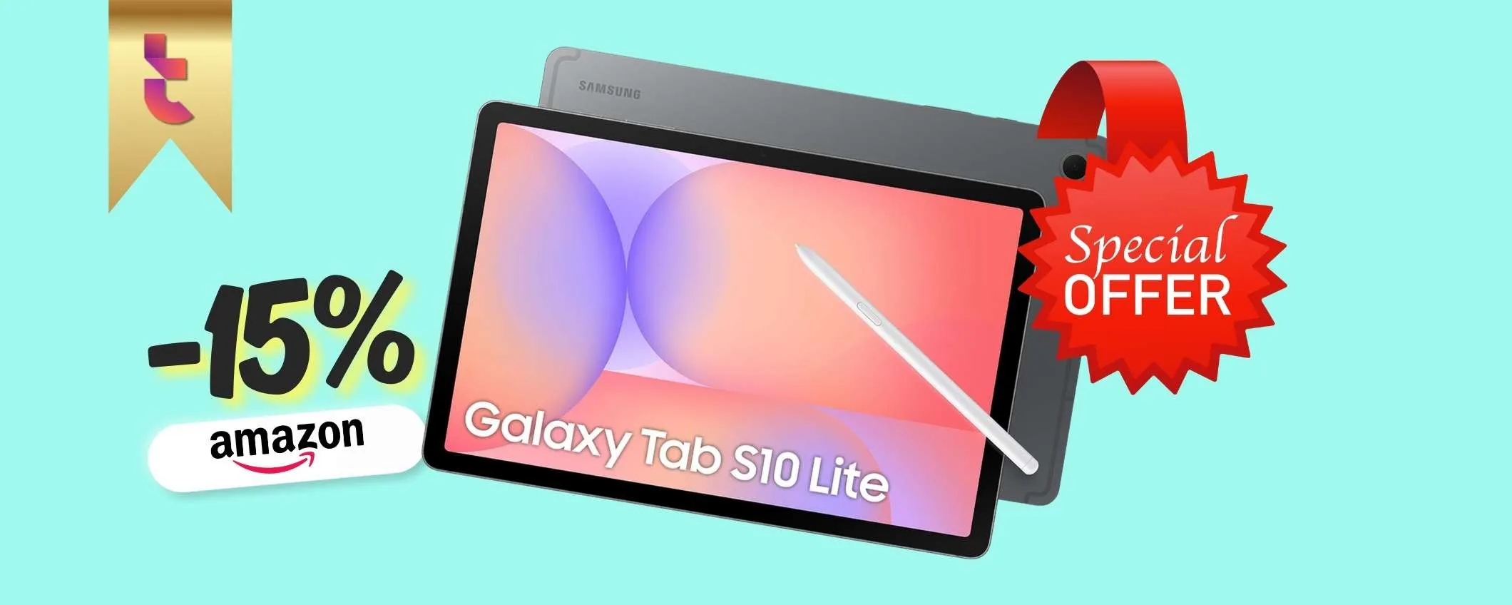 L'esclusiva Amazon sul Samsung Galaxy Tab S10 Lite lo rende un affare