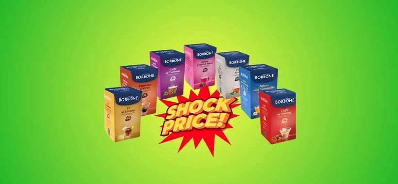 Cialde Caffè Borbone: Bevande Solubili a scelta a prezzo SHOCK
