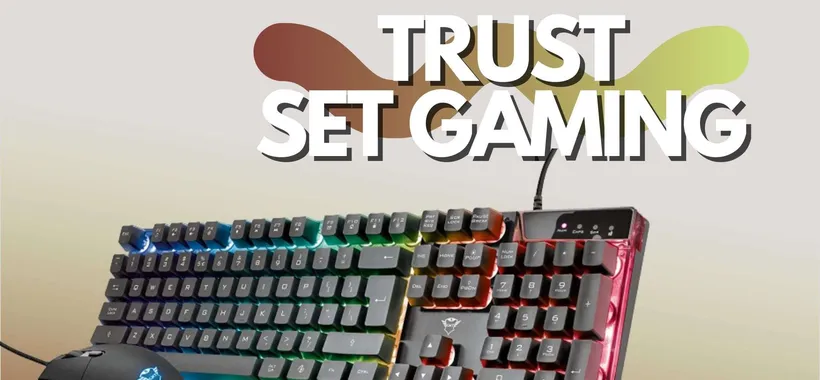 Trust gaming set: tastiera + mouse a meno di 25€