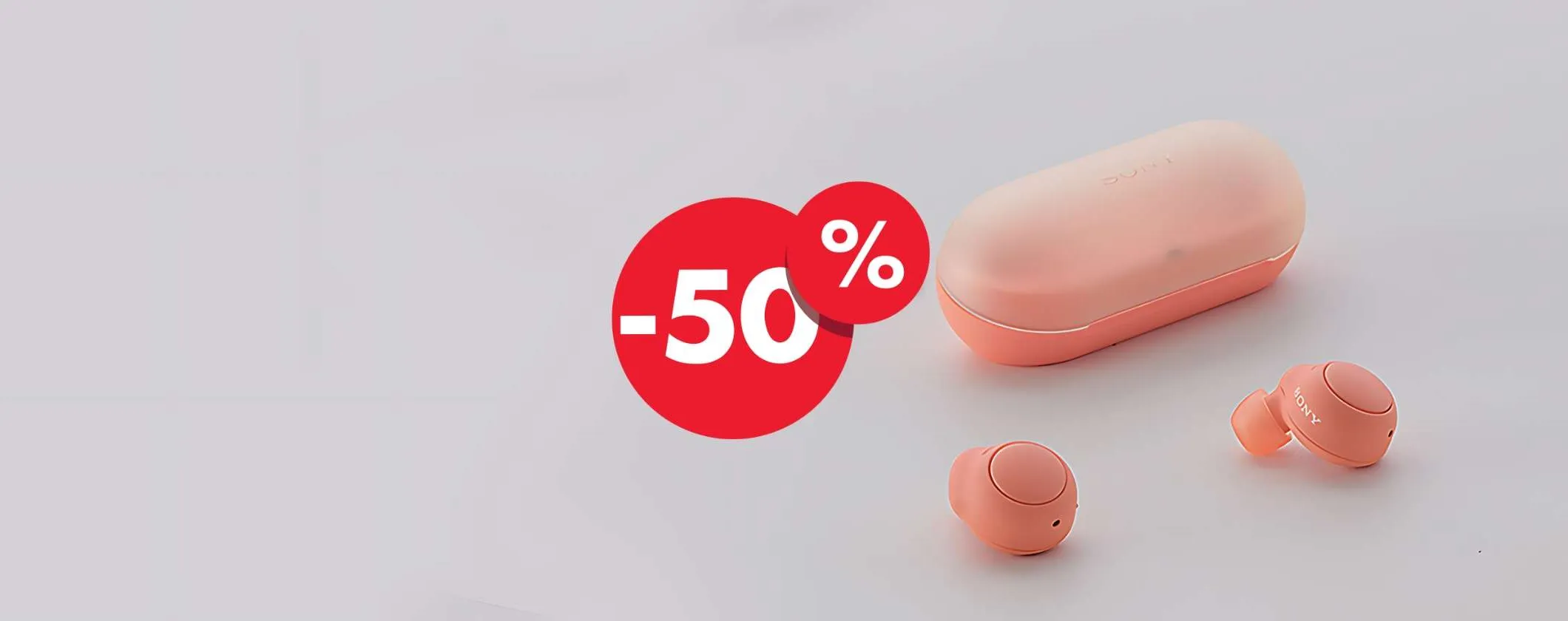 Auricolari True Wireless Sony oggi a -50%: il suono passa da qui
