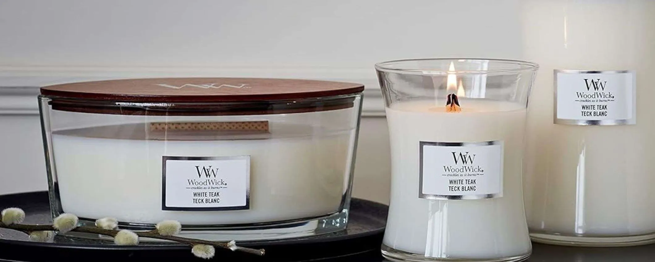 Woodwick da 9,68€ su Amazon: candele con stoppino crepitante in SVENDITA