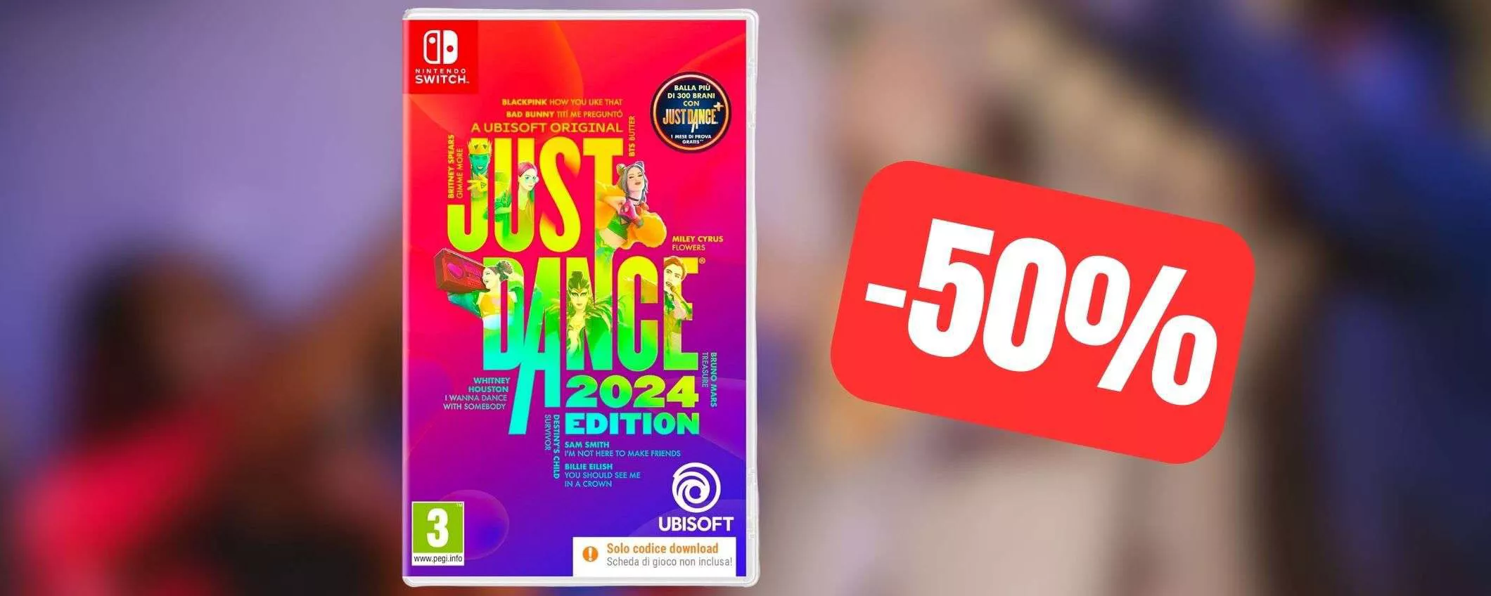 Just Dance 2024 per Nintendo Switch a PREZZO RIDICOLO su