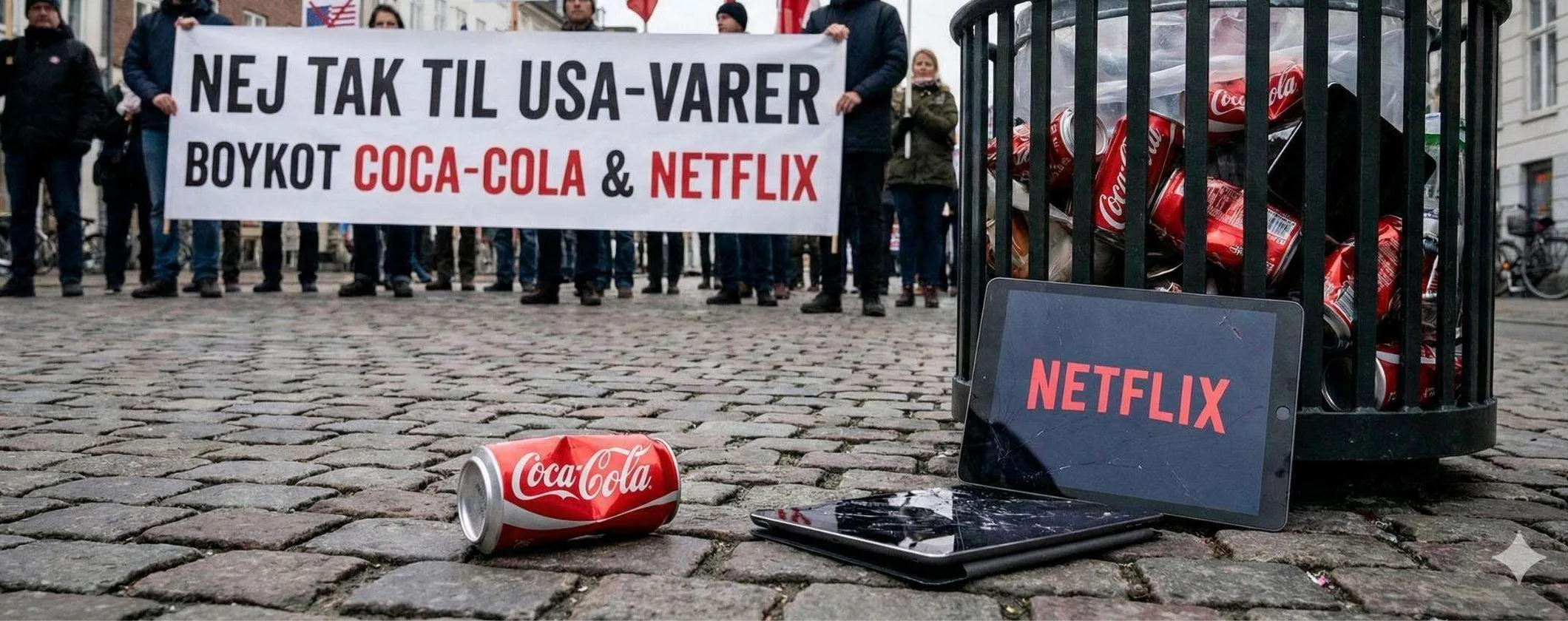 Boicottaggio Coca-Cola e Netflix: la protesta anti-USA in Europa