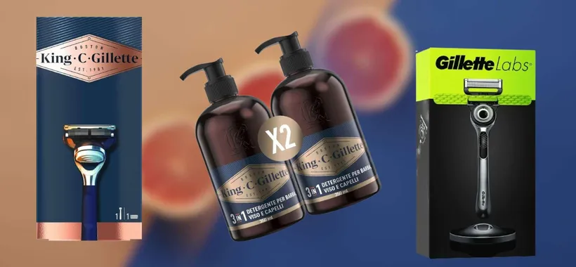 Gillette da 9€ su Amazon: cura della barba PREMIUM a prezzi da SVENDITA