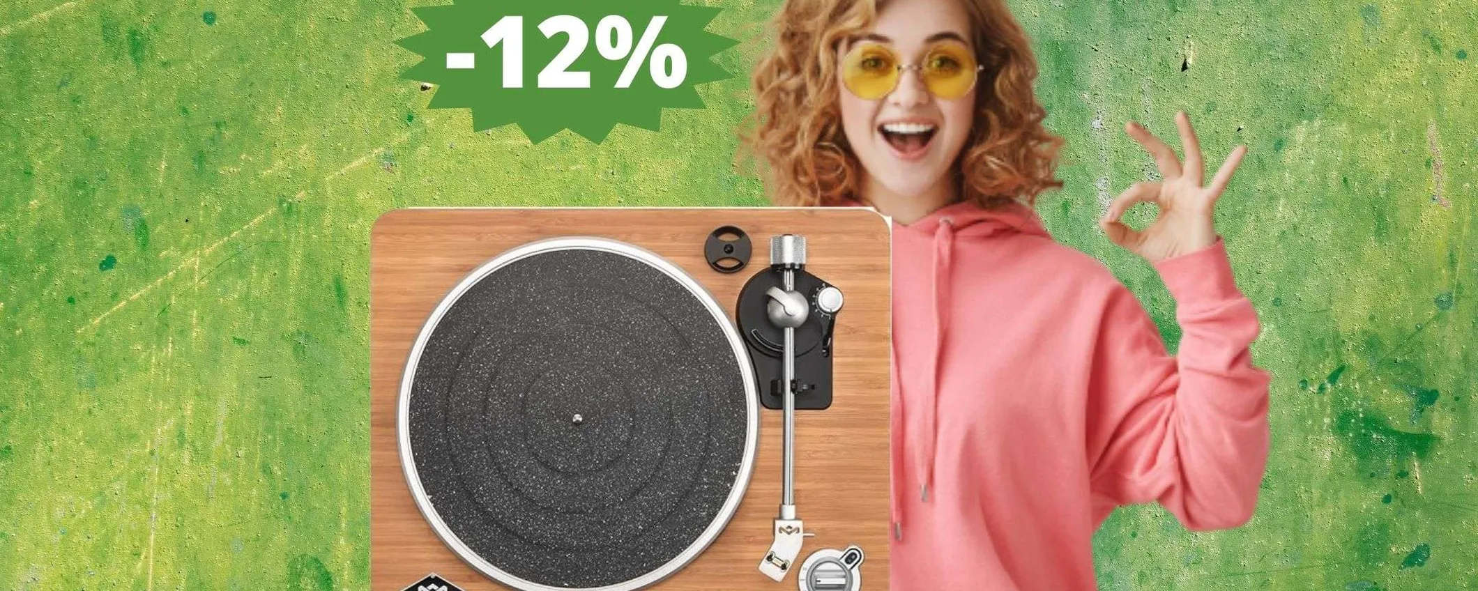 Giradischi House of Marley:  l'OCCASIONE che cercavi (-12%)