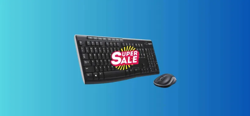 Combo Mouse + Tastiera Wireless Logitech MK270 in super offerta