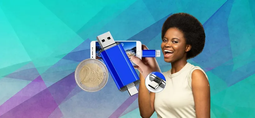 PenDrive 2 in 1 USB-A e Type-C a soli 2€ su TEMU