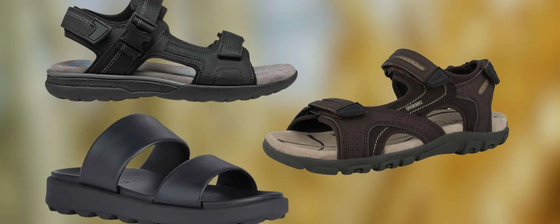 Geox da 38€ su Amazon: prezzi WOW per i migliori sandali aperti da uomo