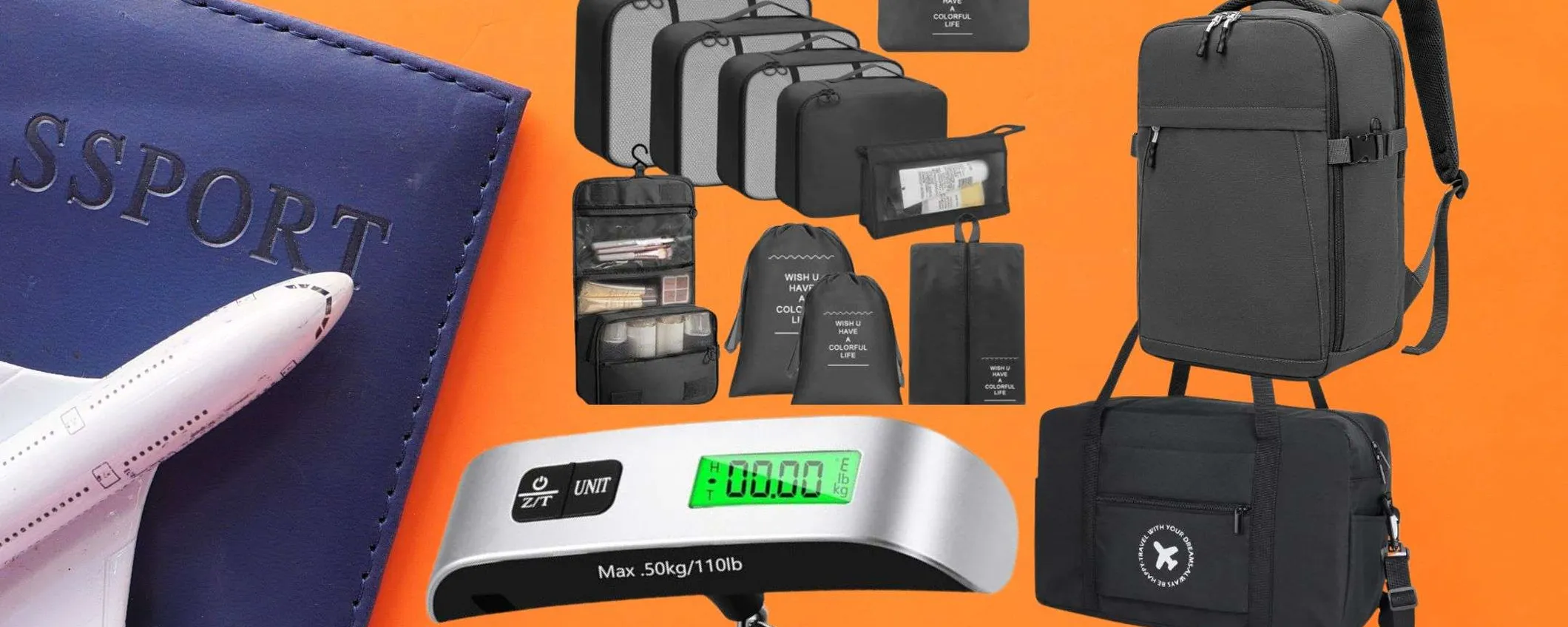 Viaggia in aereo SENZA costi EXTRA: i 5 accessori economici indispensabili