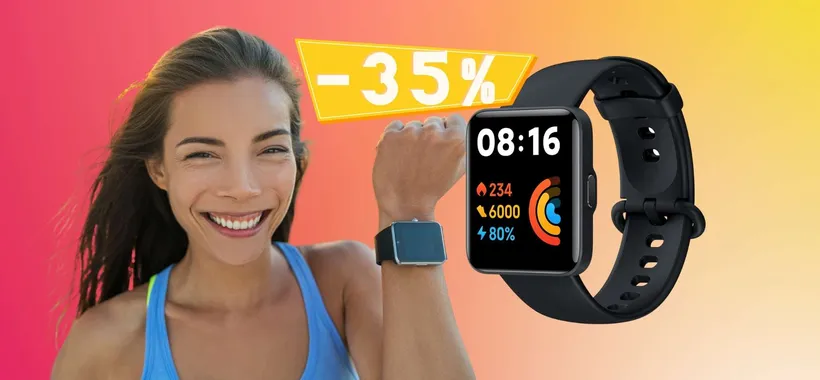 Xiaomi Redmi Watch 2 Lite: smartwatch a 52€ da prendere SUBITO