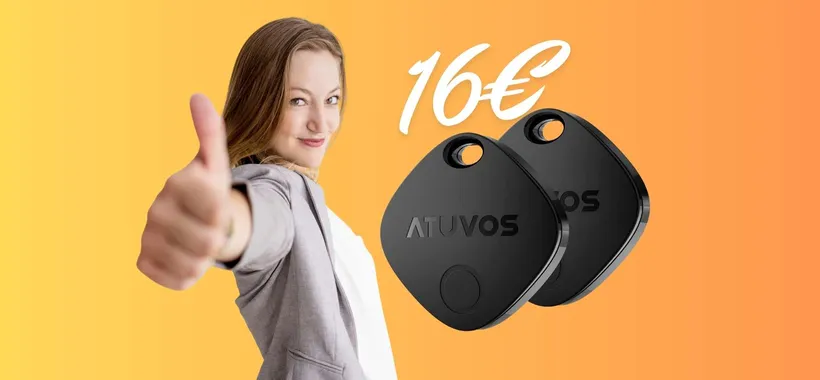 Ritrova subito gli oggetti smarriti con 2 Air Tag Smart Tracker a soli 16€