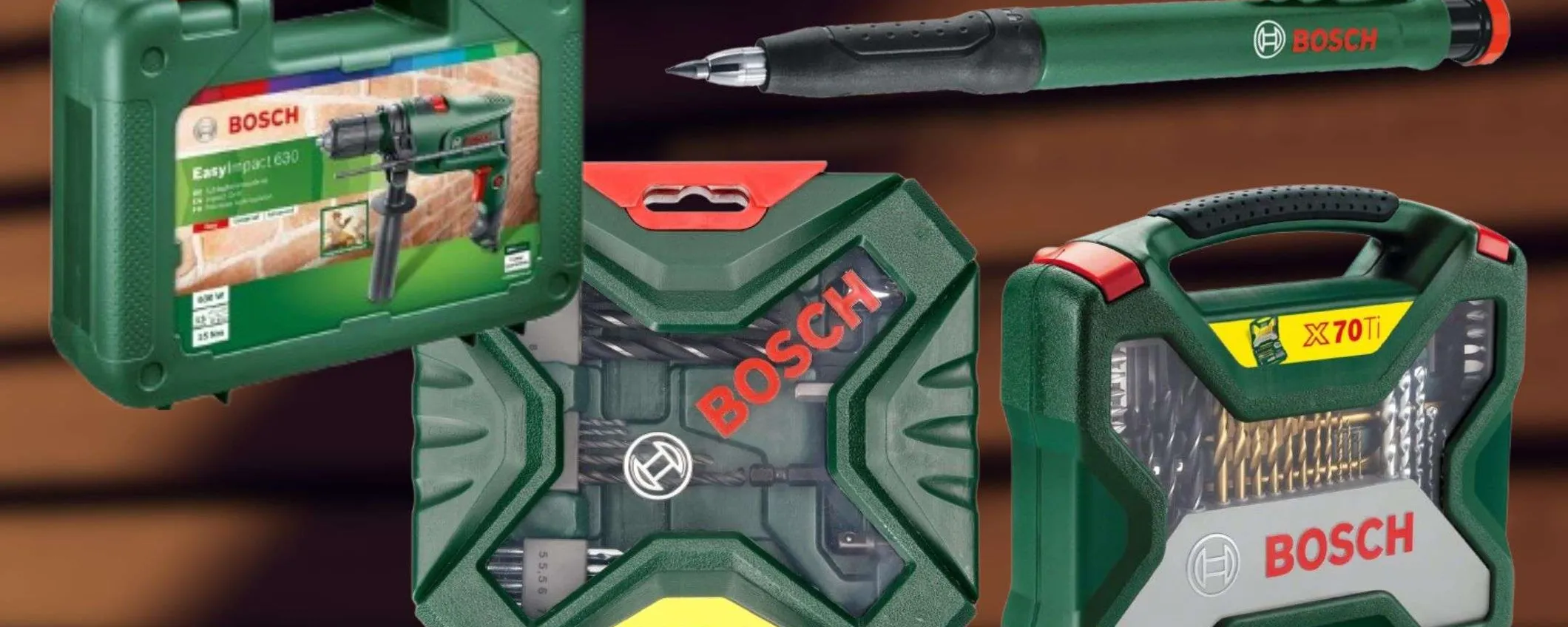 BOSCH affari SCOPPIETTANTI su Amazon: sconti fino al 60% (a partire da 7,99€)