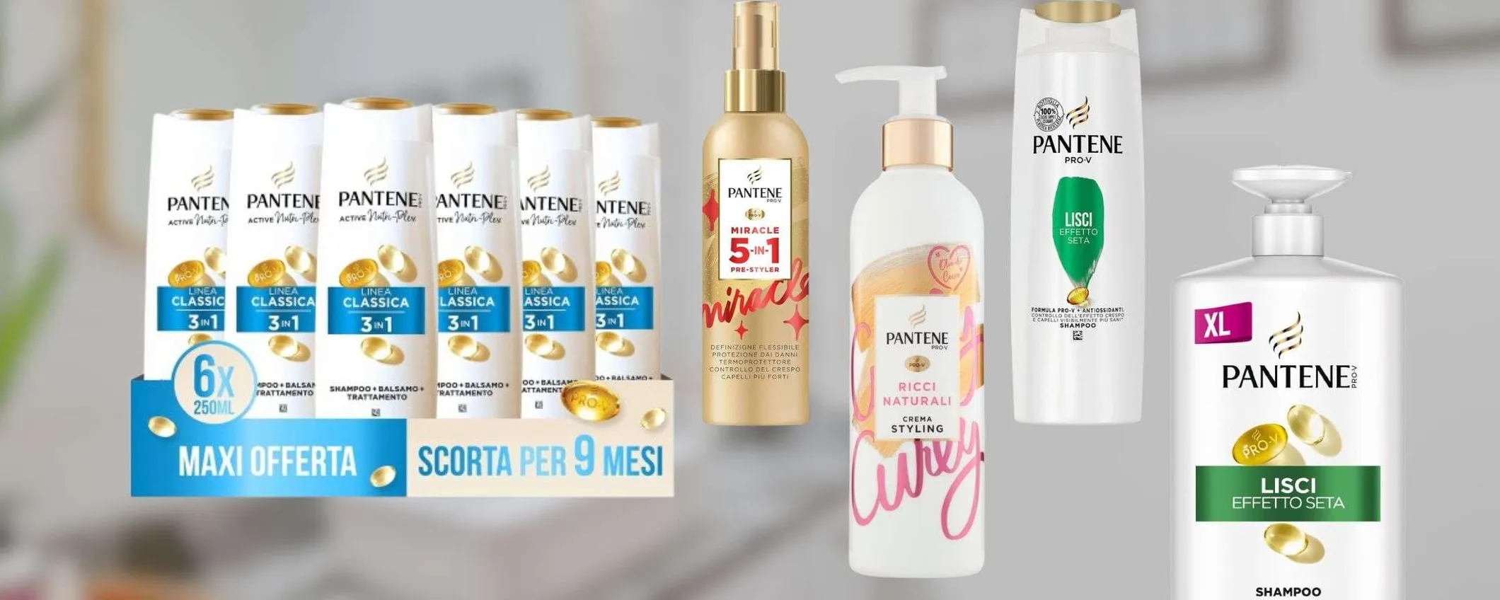 Pantene SCONTI GROSSI su Amazon: shampoo e non solo a partire da 2,90€
