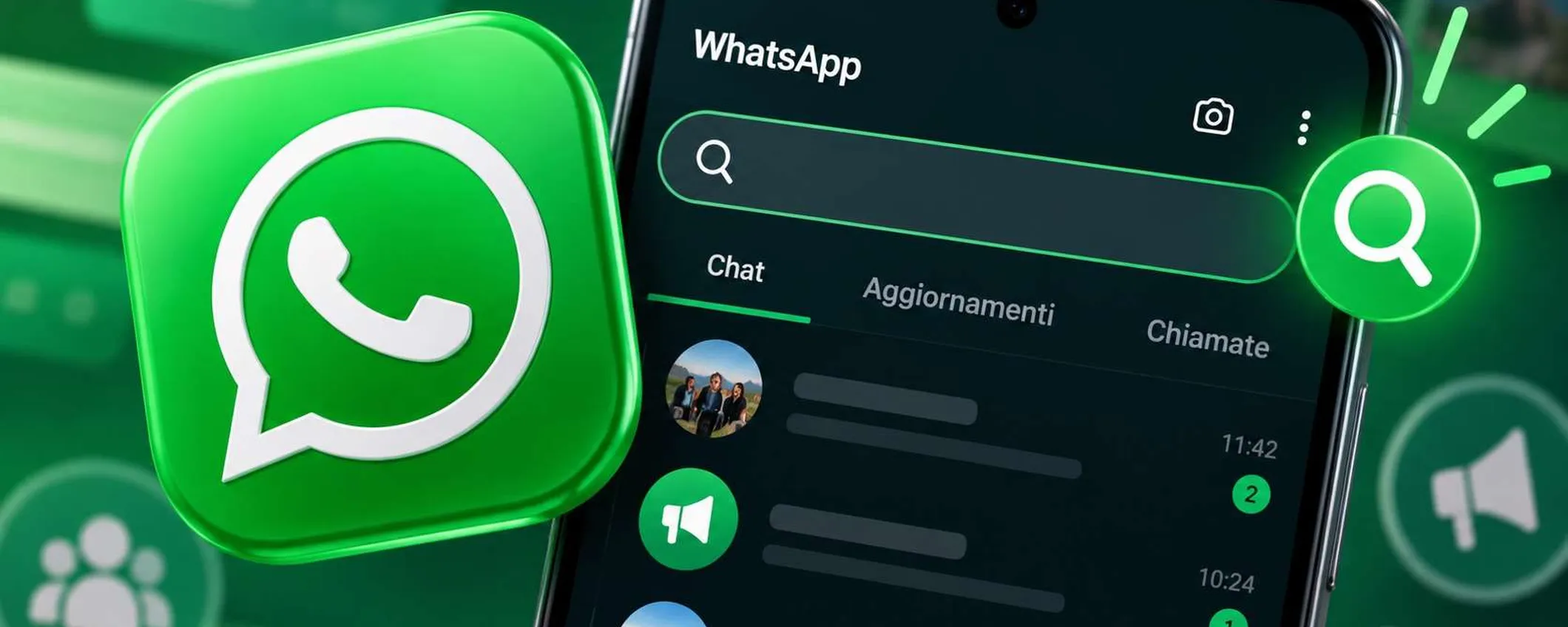 WhatsApp, ricerca più rapida per Chat e Canali