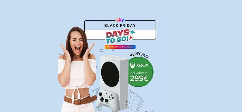 Sky con il Black Friday ti REGALA una Xbox
