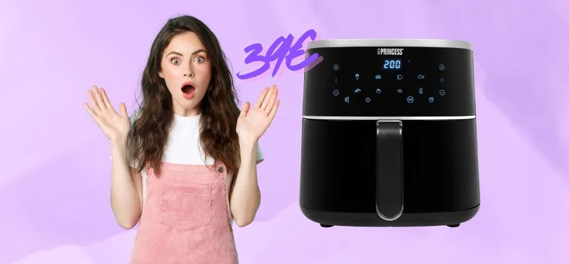 Solo 39€ su Amazon e puoi avere la friggitrice ad aria Princess da 4L