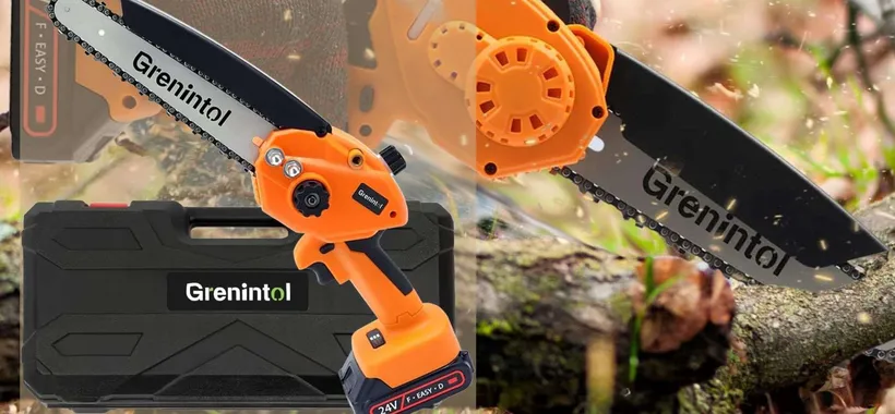Motosega con 2 batterie e accessori a prezzo STRAORDINARIO (40€)