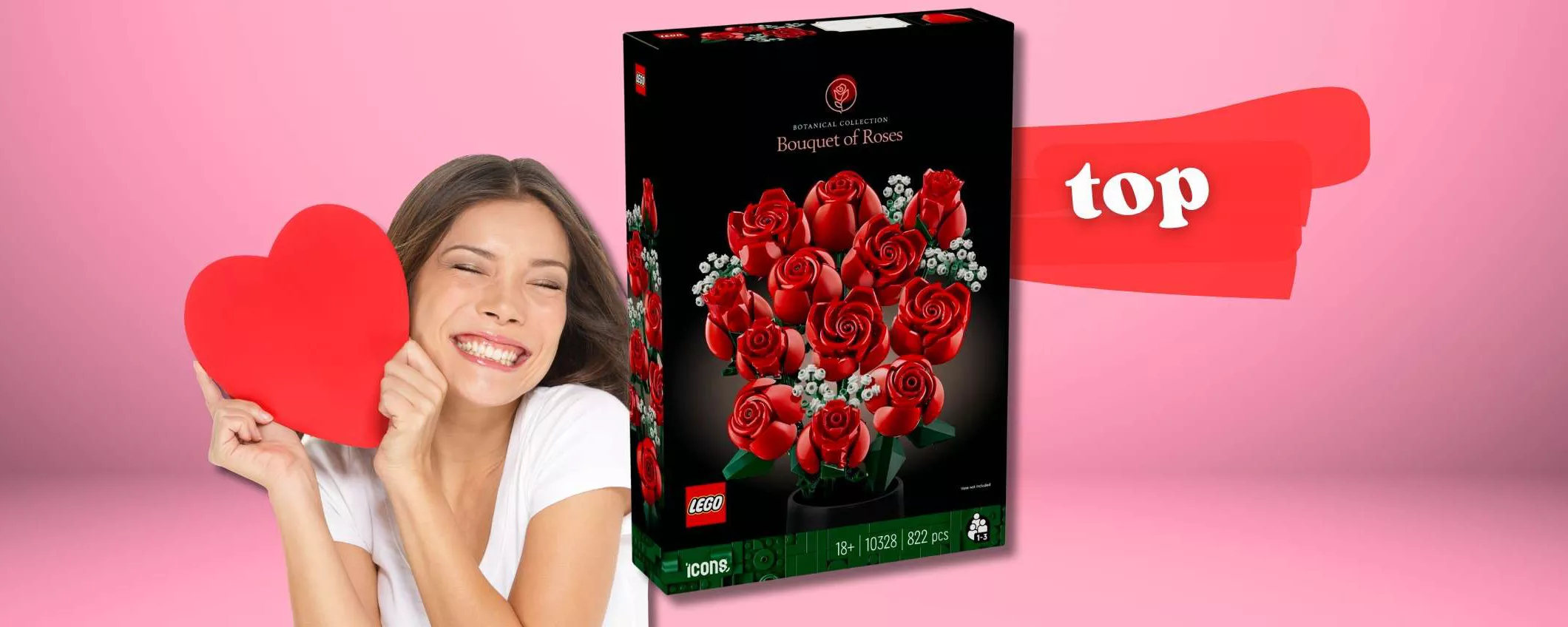 LEGO Bouquet di Rose: il regalo di San Valentino lo hai già trovato