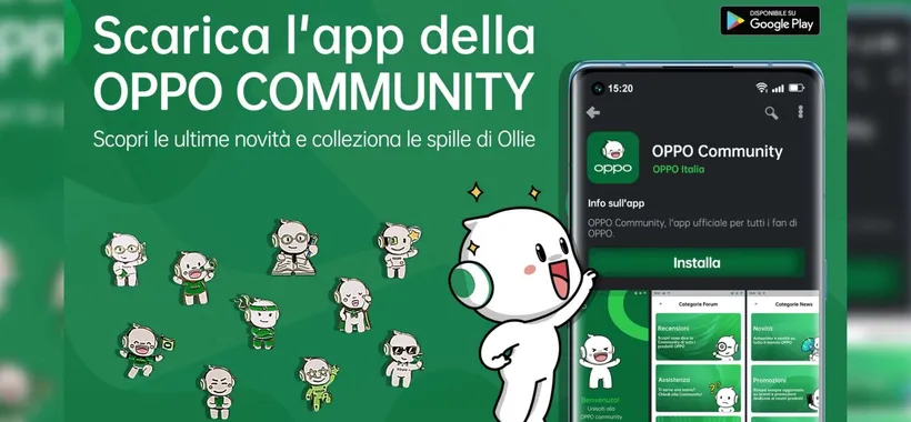 OPPO: la app della Community arriva ufficialmente in Italia