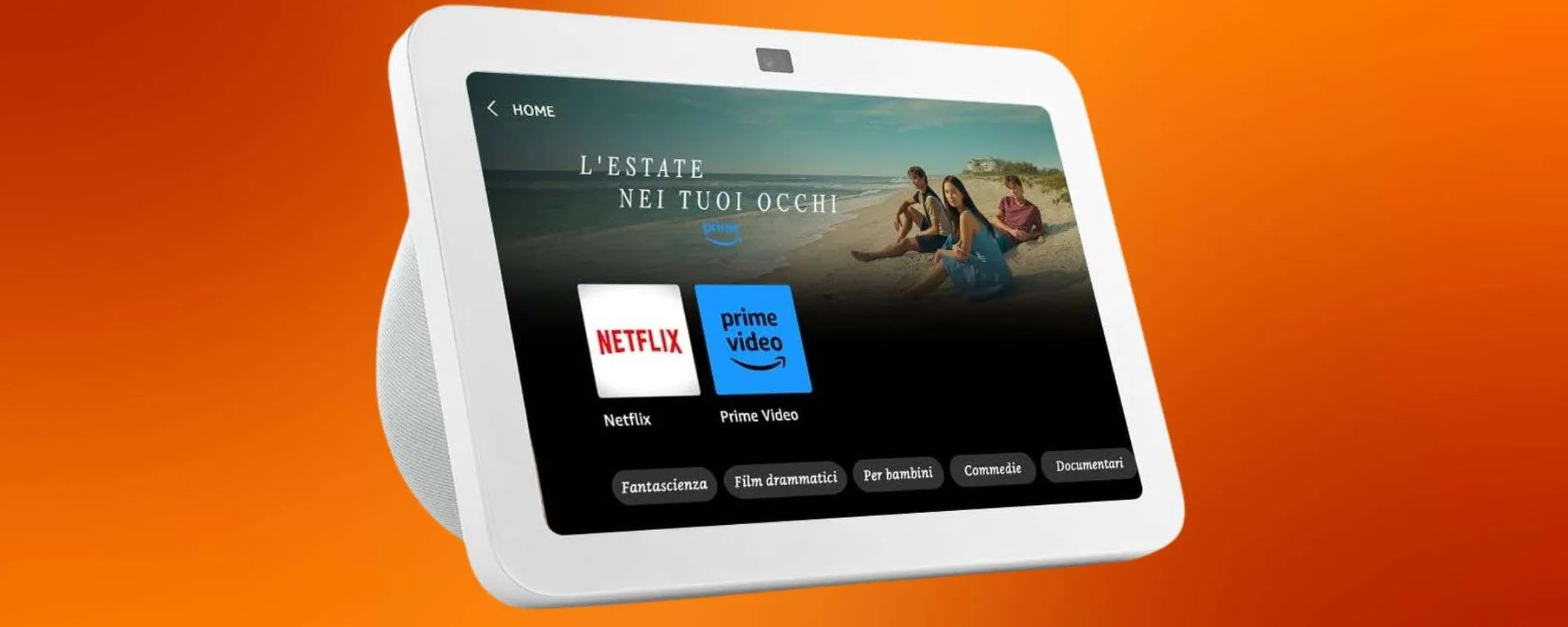 Echo Show 8: assistente smart con display premium a meno di 120€ (-30%)